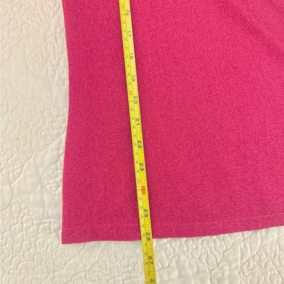 Tuckernuck Hyacinth House Pink Shimmer Elle Woods Turtleneck - Size Large - Picture 4 of 7